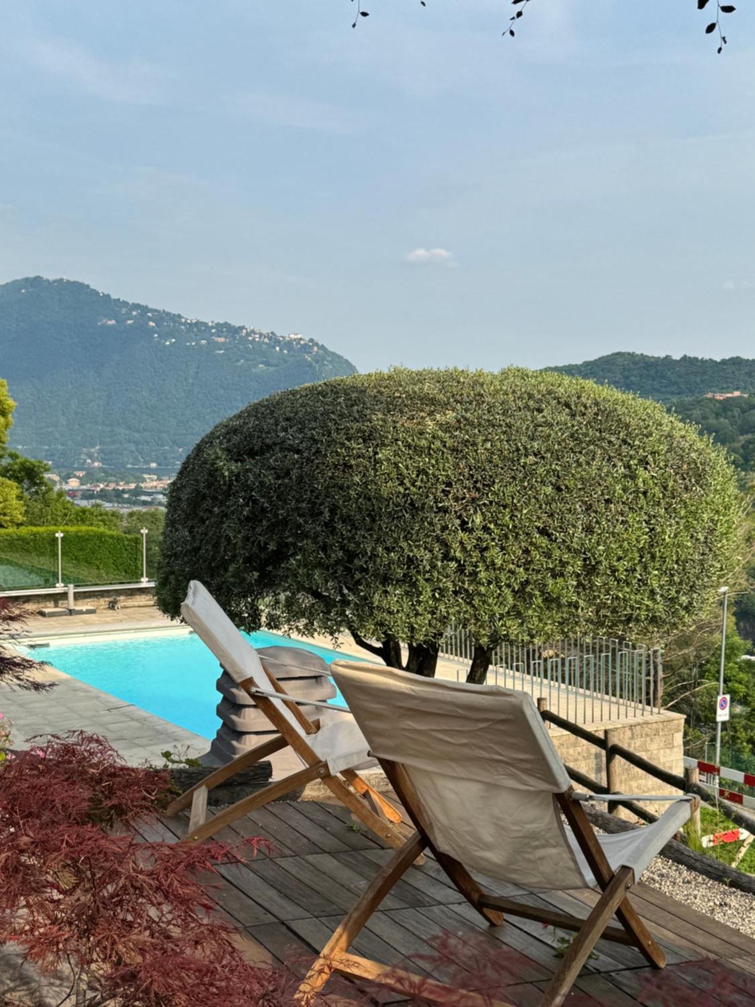 Veralto - Modern Suite With Como Lake View Vacallo Dış mekan fotoğraf