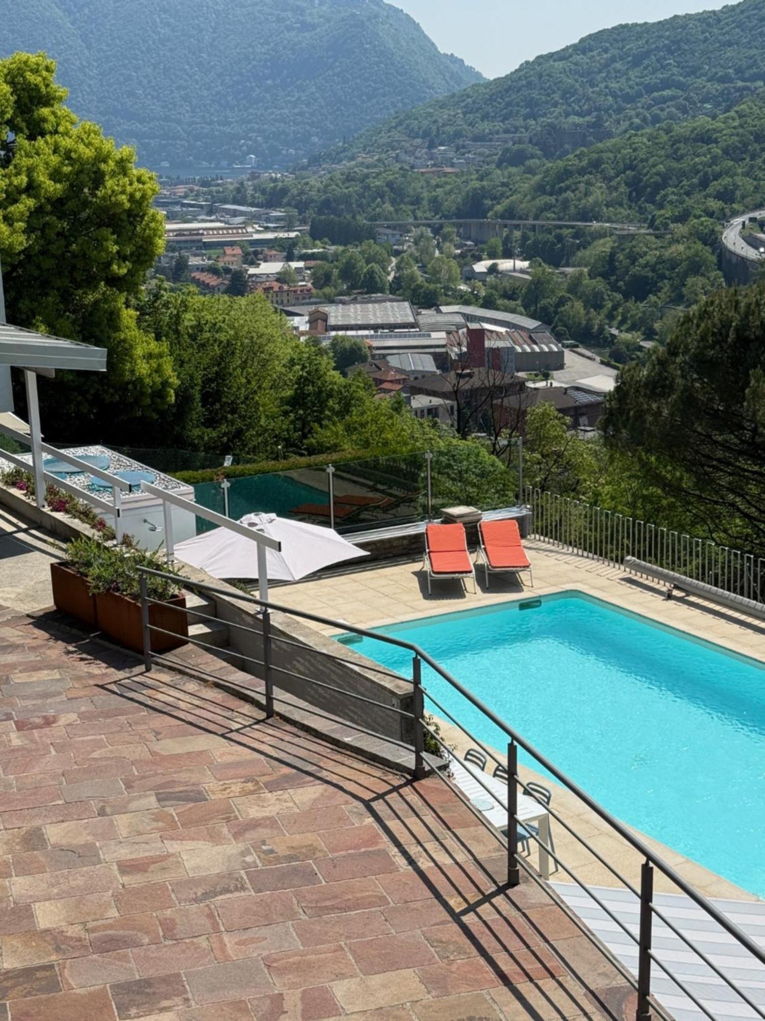 Veralto - Modern Suite With Como Lake View Vacallo Dış mekan fotoğraf